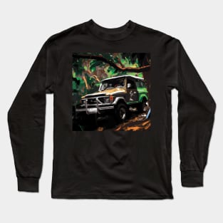 Toyota Land Cruiser in the Peruvian Jungle Long Sleeve T-Shirt